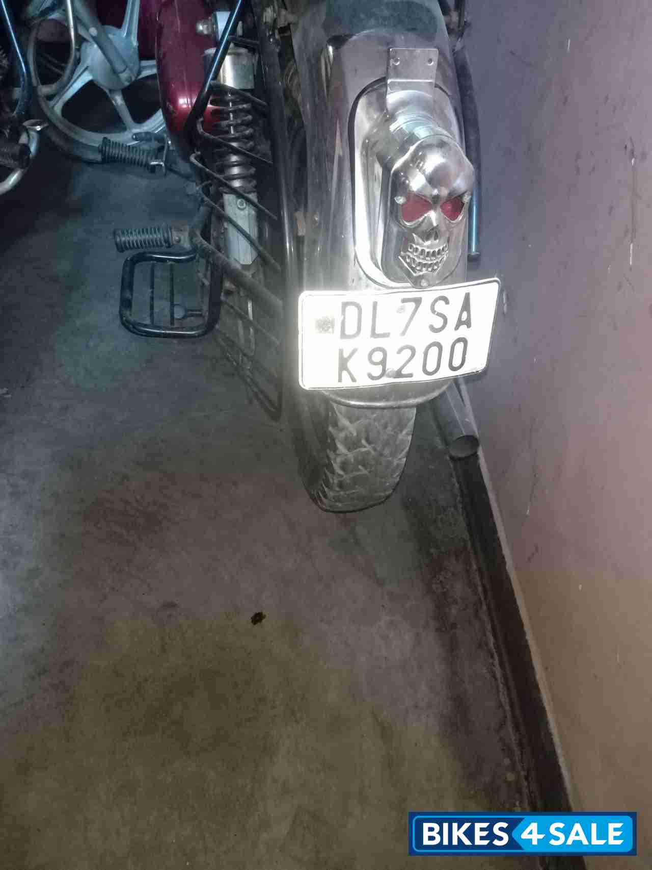 Red Royal Enfield Bullet Electra