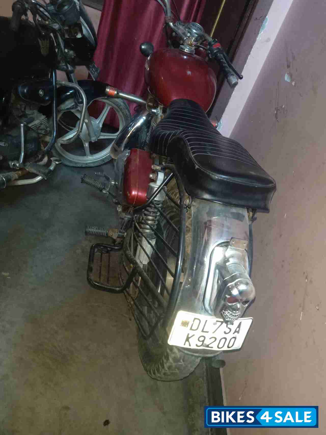 Red Royal Enfield Bullet Electra