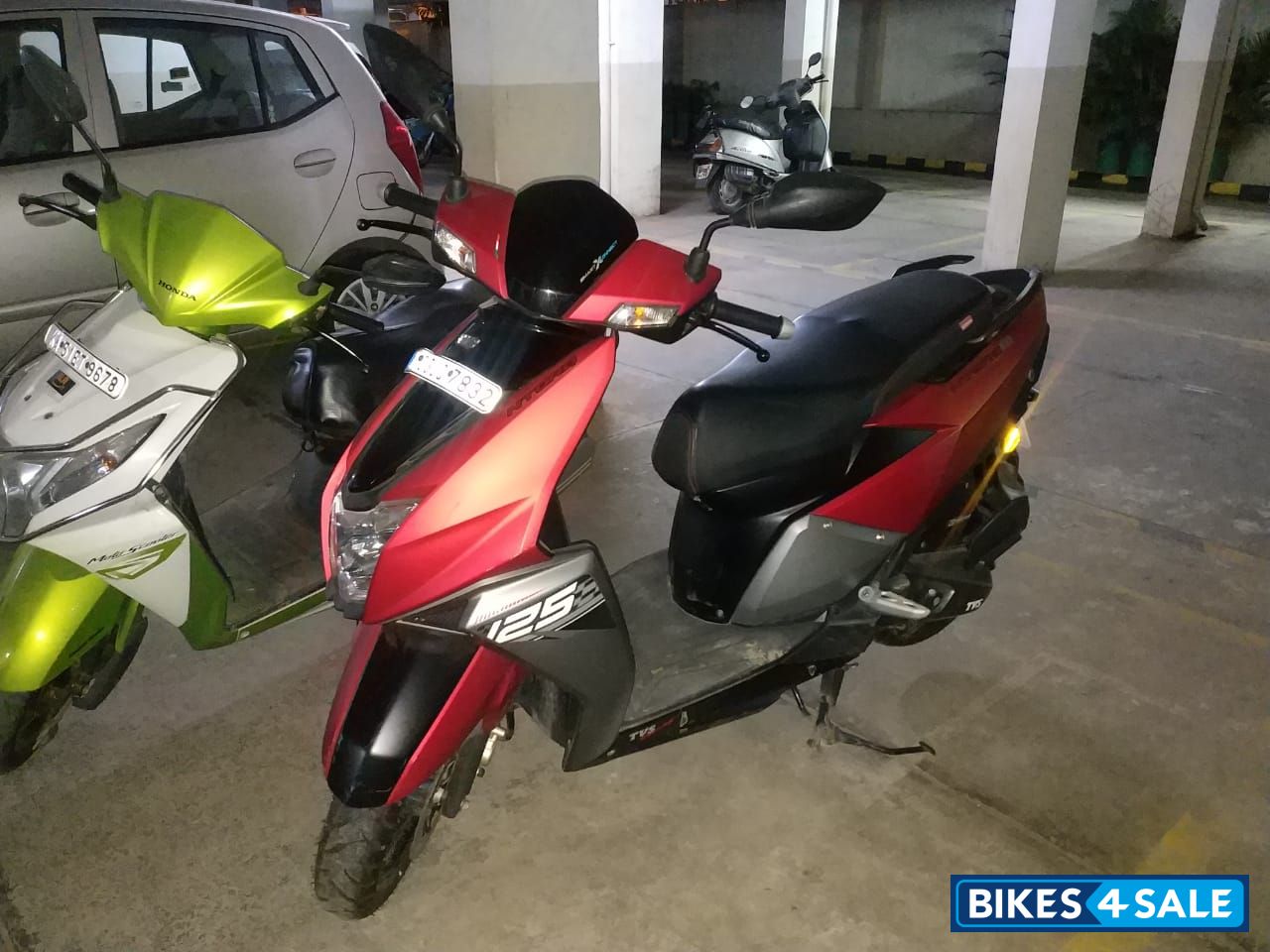 Syrah Red TVS NTORQ 125 BS6