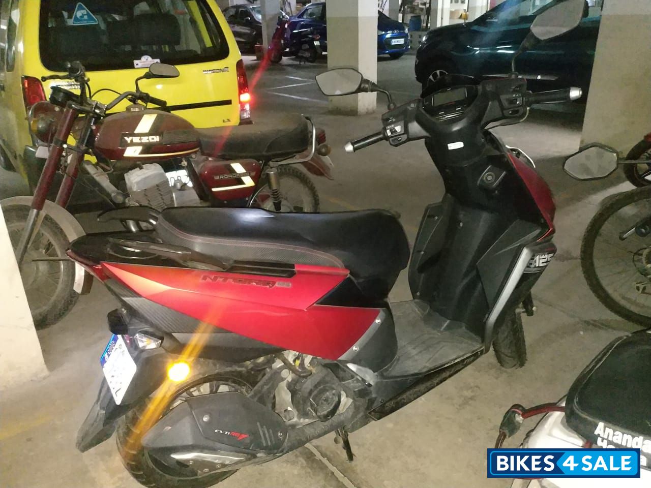 Syrah Red TVS NTORQ 125 BS6