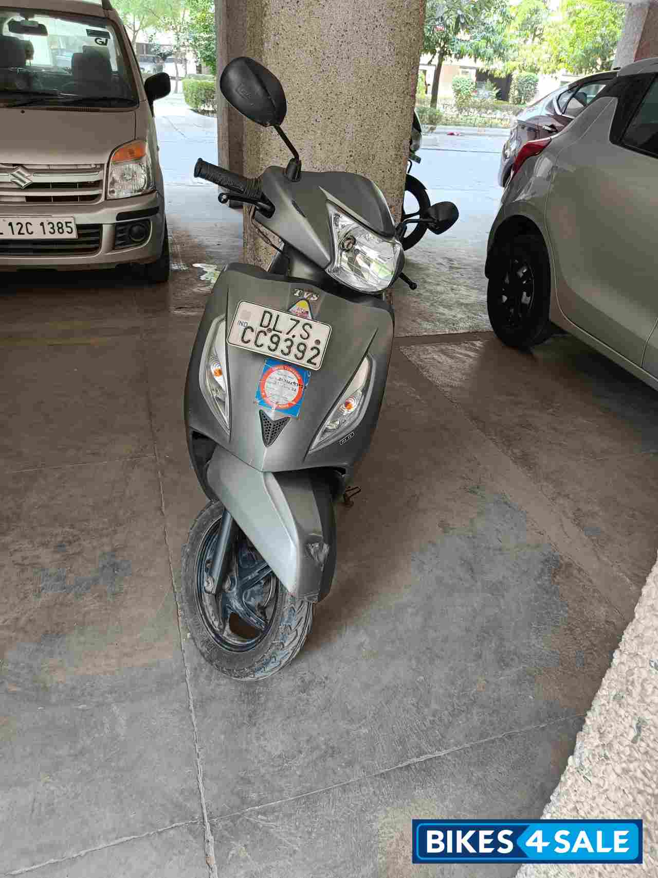 Grey TVS Jupiter BS6