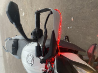 White Bajaj Pulsar 200 NS ABS