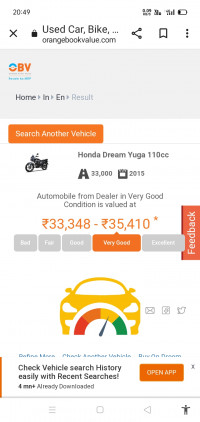 Black Honda Dream Yuga