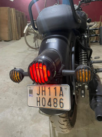 Stealth Black Royal Enfield Classic 350 Dual Channel BS6