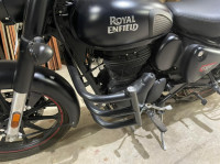 Stealth Black Royal Enfield Classic 350 Dual Channel BS6