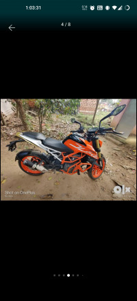 Black And Orange KTM Duke 390