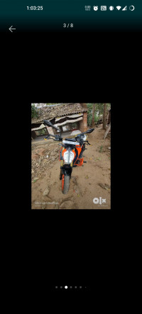 Black And Orange KTM Duke 390