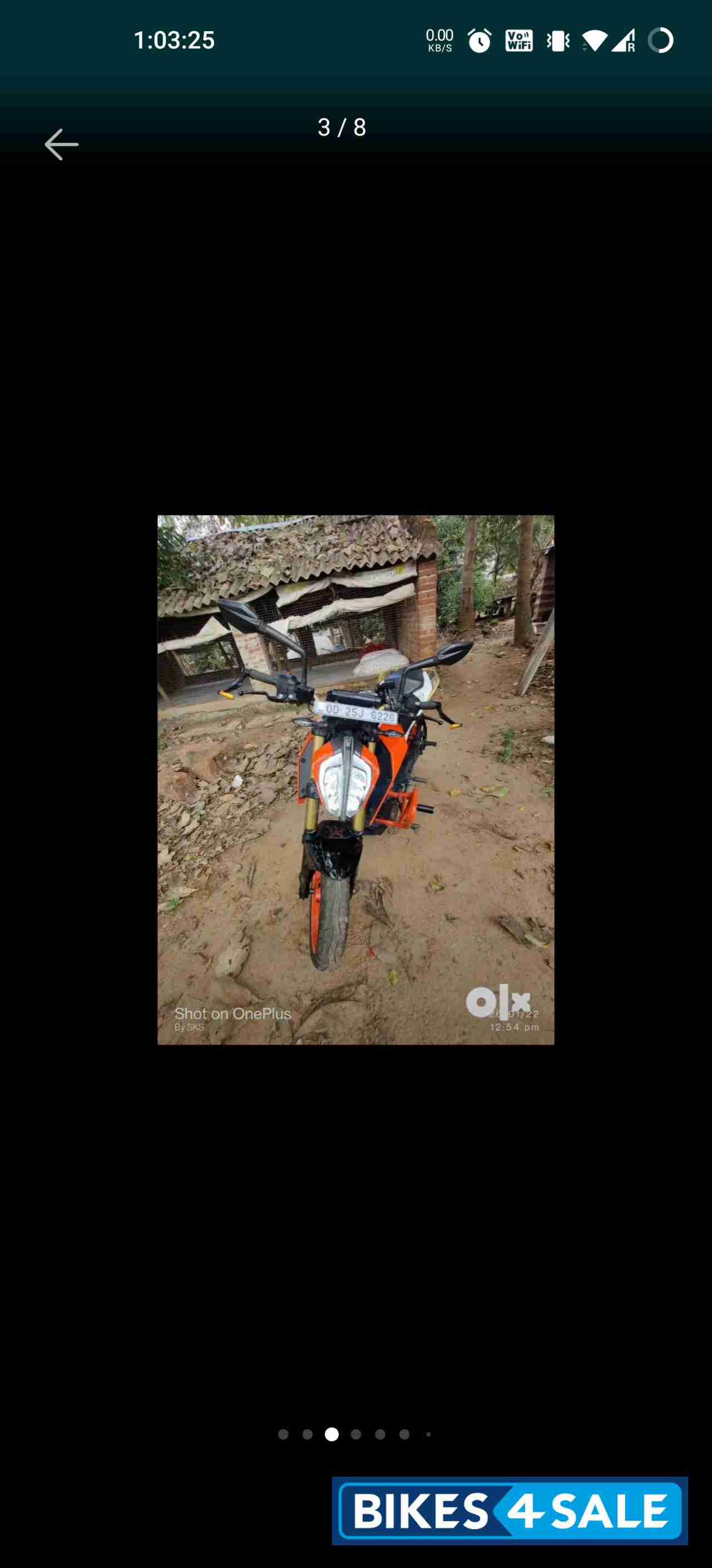 Black And Orange KTM Duke 390