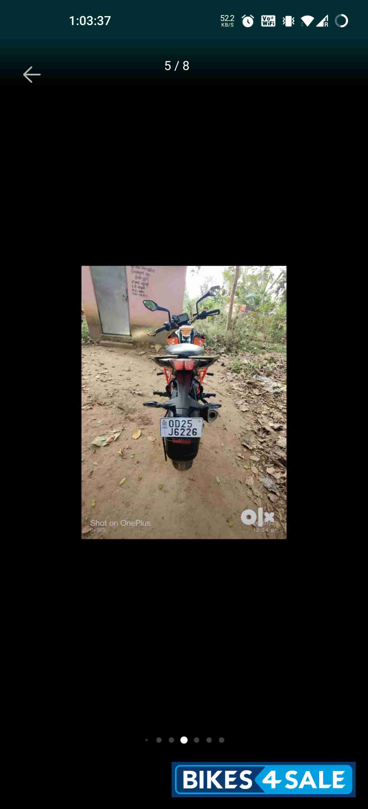 Black And Orange KTM Duke 390