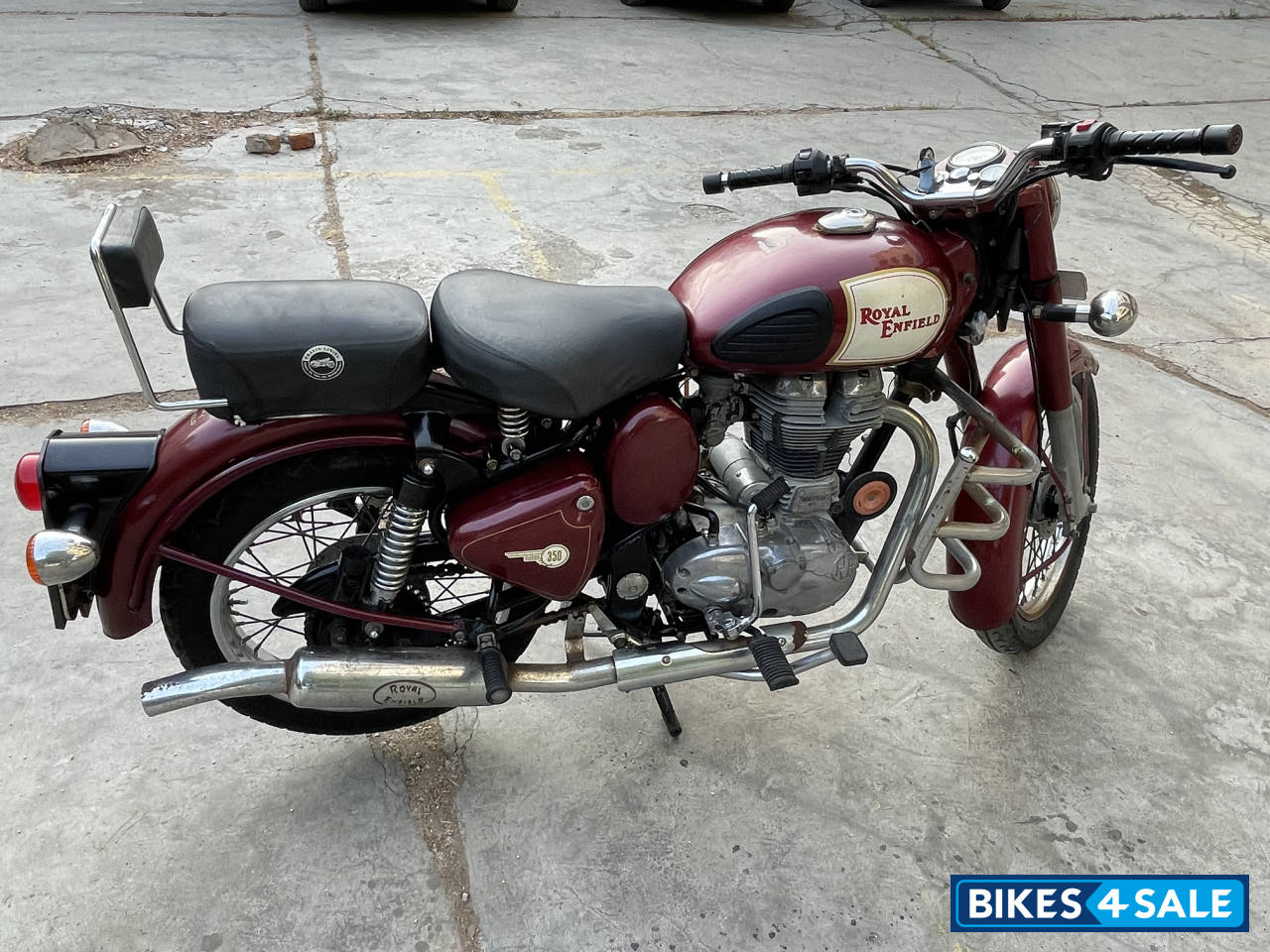 Cherry Red Royal Enfield Classic 350
