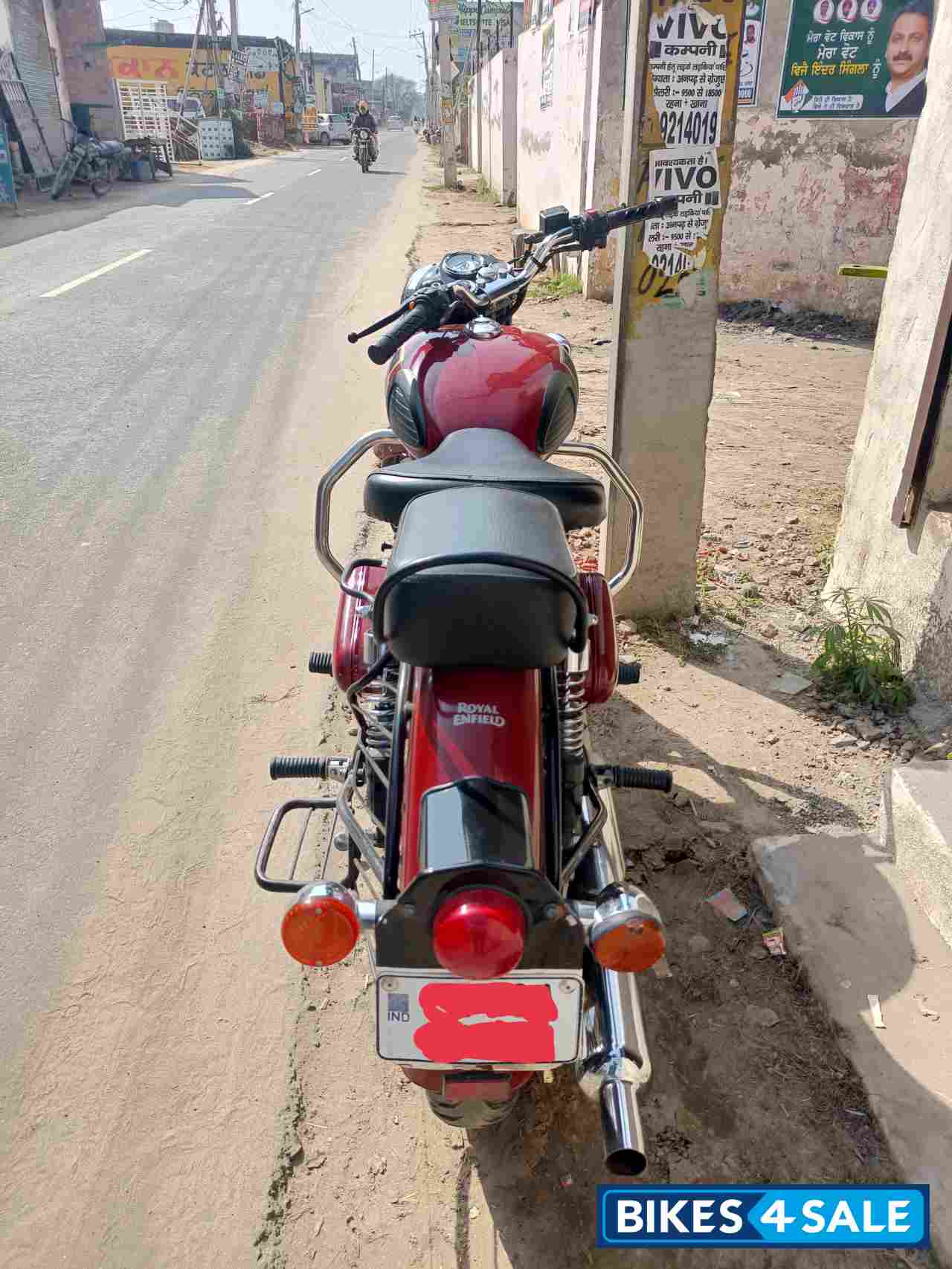 Brownish Red Royal Enfield Classic 350