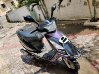 Black And Purple TVS Scooty Streak