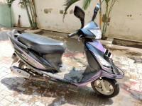 Black And Purple TVS Scooty Streak