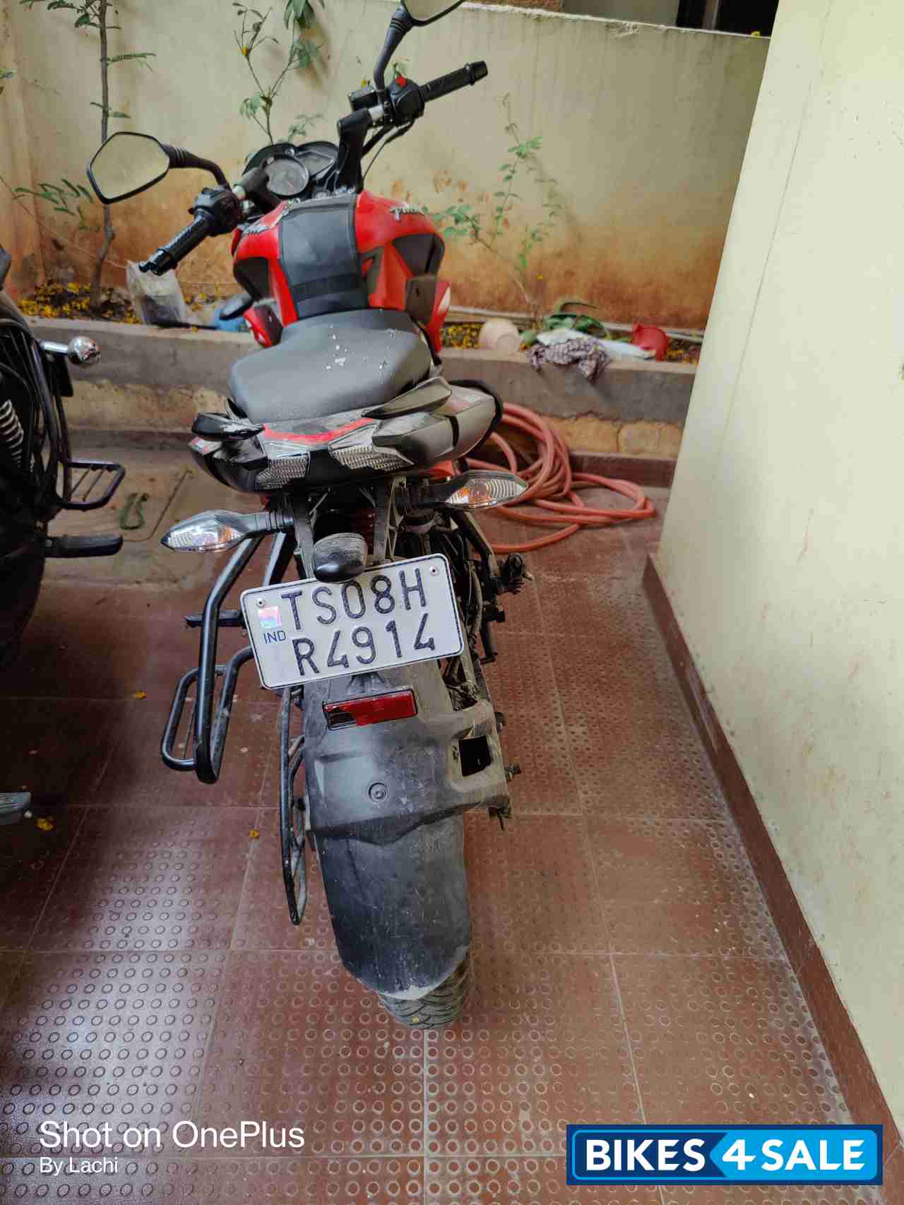 Burnt Red Bajaj Pulsar NS 160 BS6