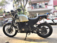 White Royal Enfield Himalayan