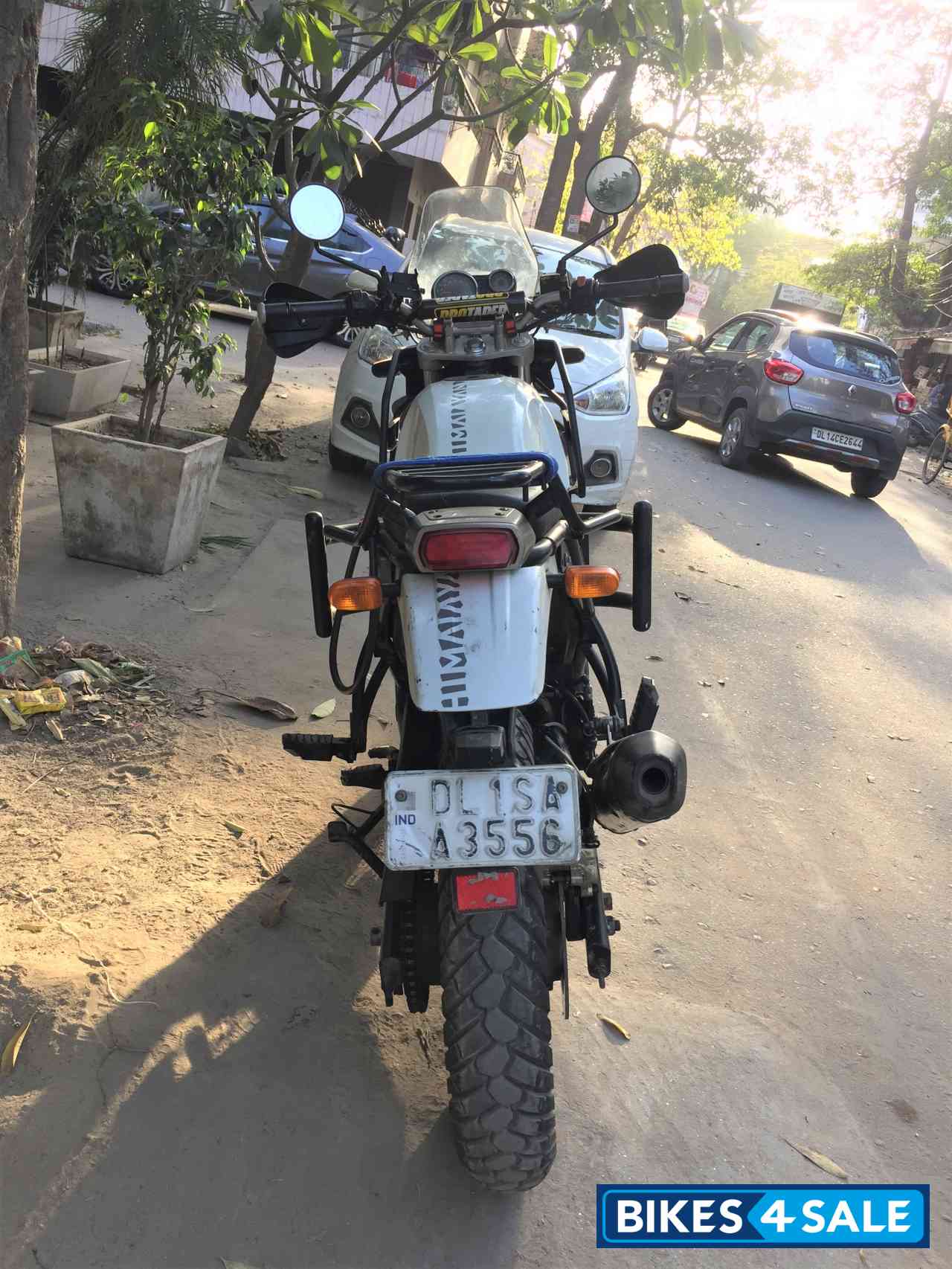 White Royal Enfield Himalayan