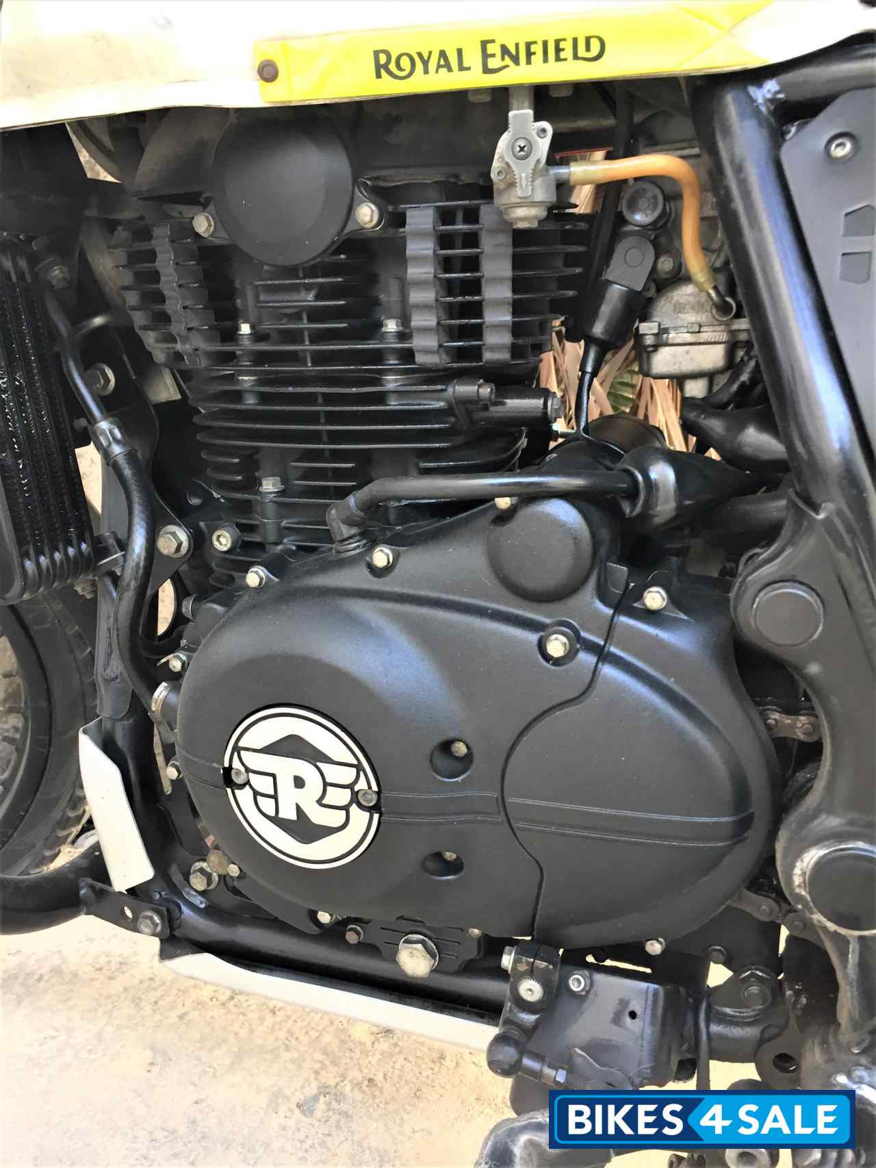 White Royal Enfield Himalayan