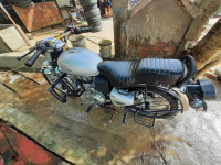 Silver Royal Enfield Bullet Electra Twinspark