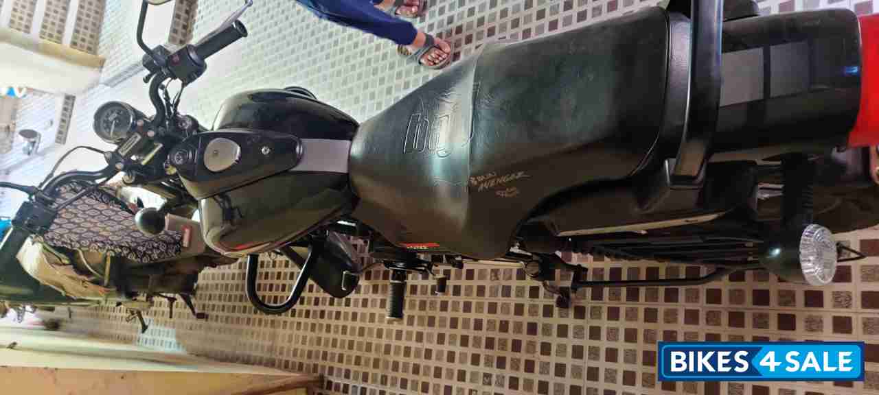 Black And Red Bajaj Avenger Street 220