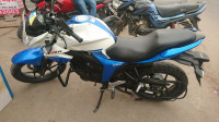 Blue & White Suzuki Gixxer 150