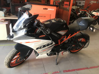 White And Orange KTM RC 390 R