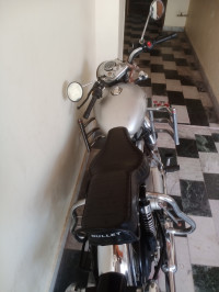Silver Royal Enfield Bullet Electra