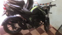 Black And Green Yamaha FZ-S FI V2