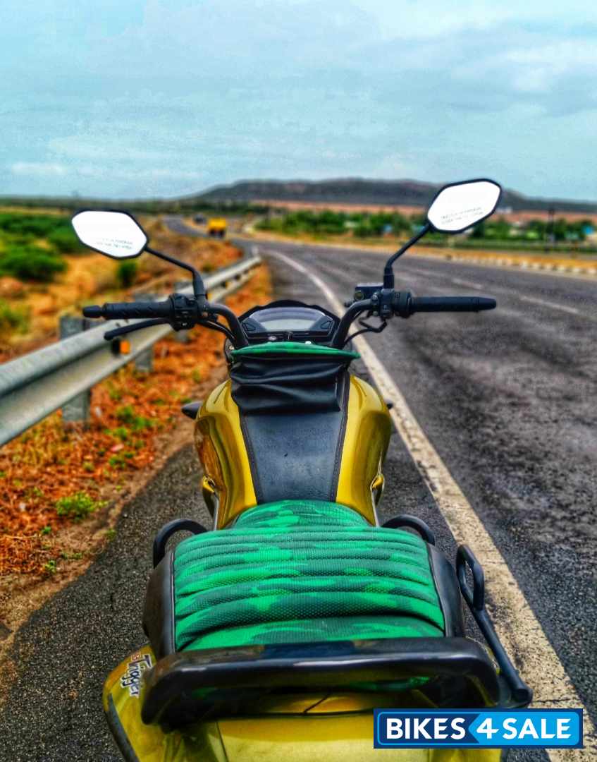 Lite Yellow Honda CB Trigger