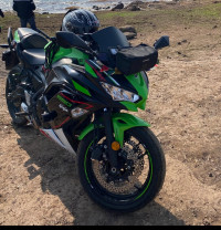 Lime Green Kawasaki Ninja 650 BS6 2021