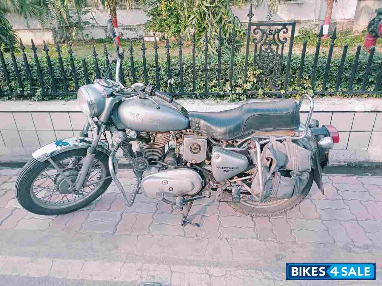 Silver Grey Royal Enfield Bullet Standard 350