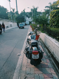Silver Grey Royal Enfield Bullet Standard 350