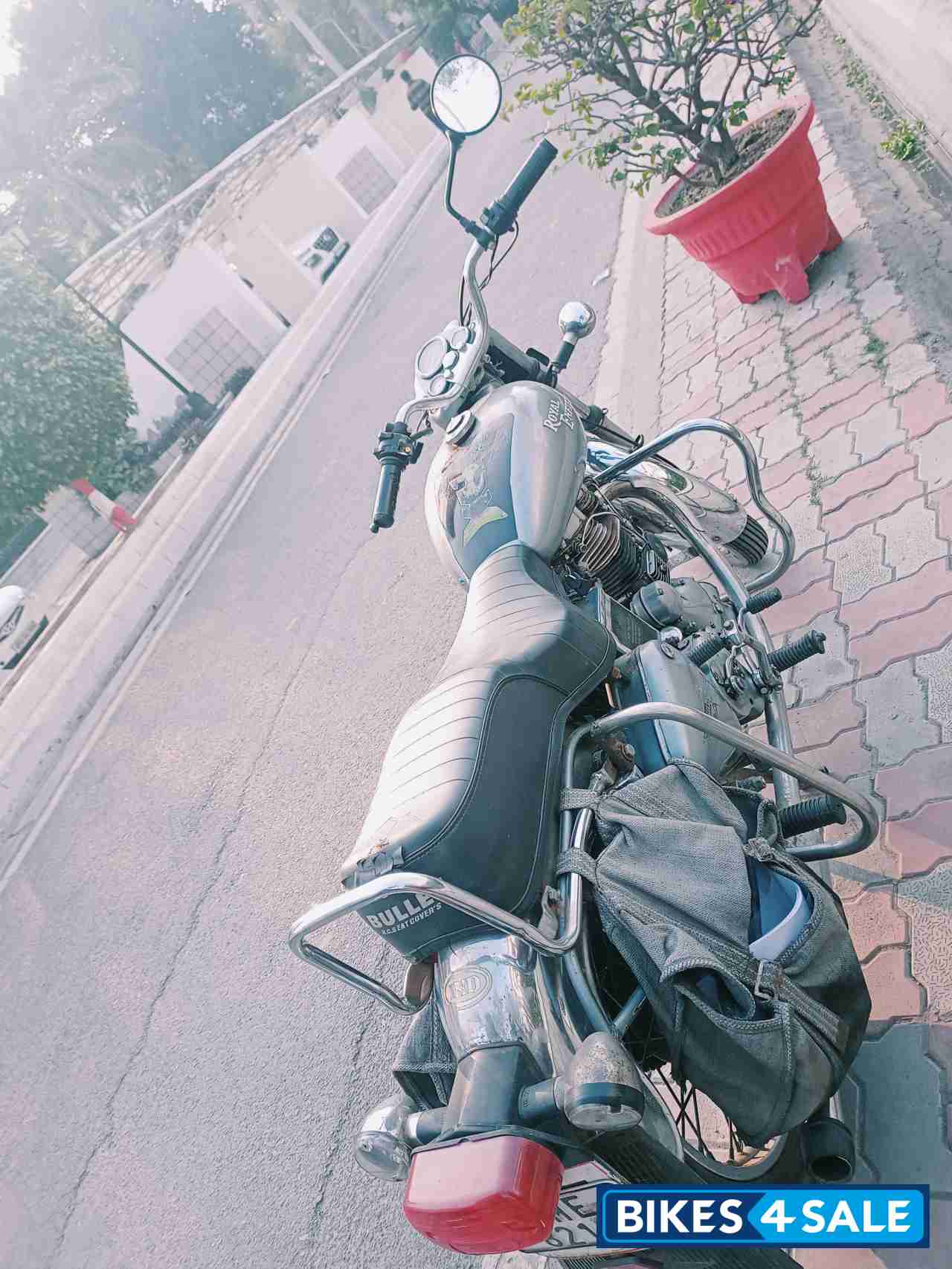 Silver Grey Royal Enfield Bullet Standard 350
