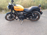 Orange Royal Enfield Thunderbird X 500