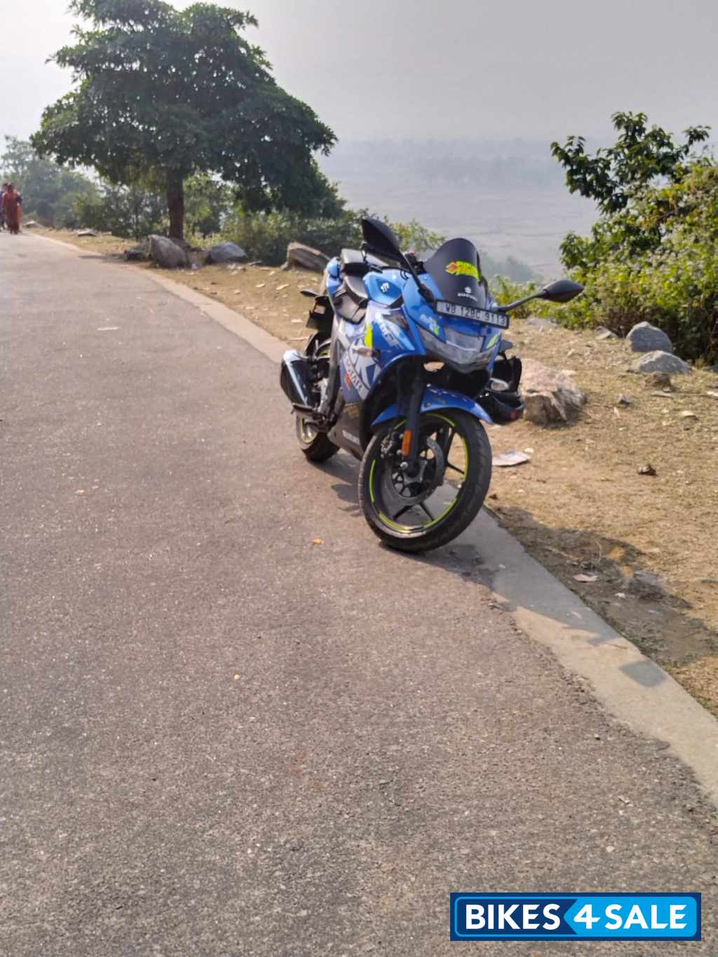 Blue Suzuki Gixxer SF Moto GP