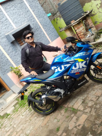 Blue Suzuki Gixxer SF Moto GP
