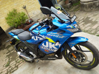 Blue Suzuki Gixxer SF Moto GP