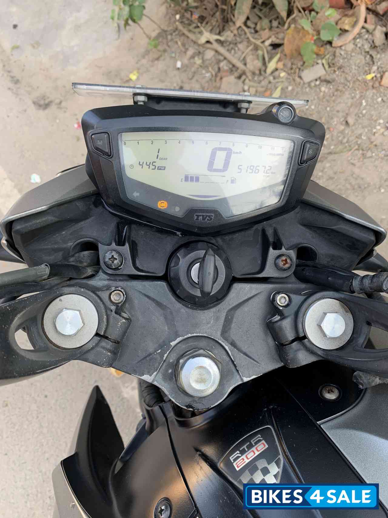 Grey TVS Apache RTR 200 4V