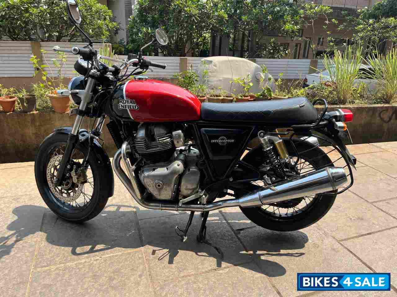 Ravishing Red Royal Enfield Interceptor 650 Twin