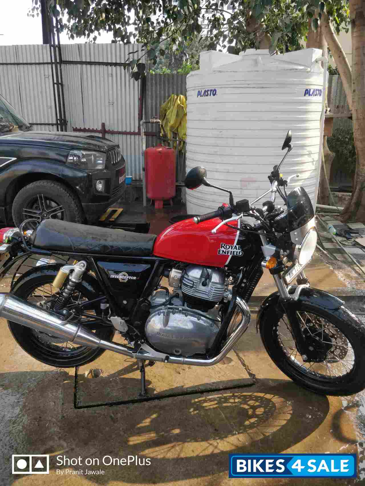 Ravishing Red Royal Enfield Interceptor 650 Twin