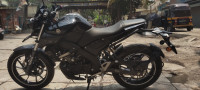 Black Yamaha MT-15 BS6