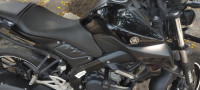 Black Yamaha MT-15 BS6