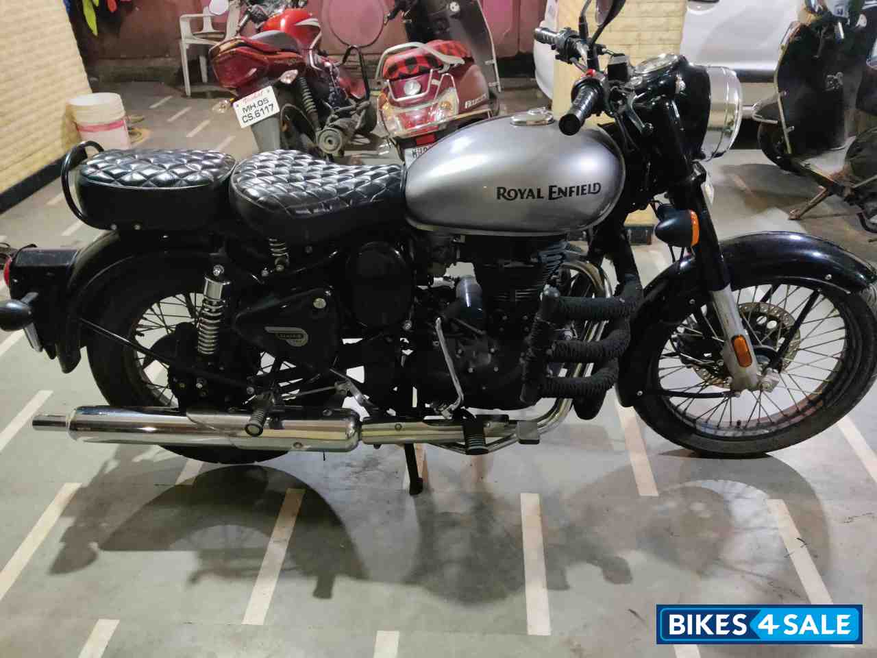 Mercury Silver Royal Enfield Classic 350