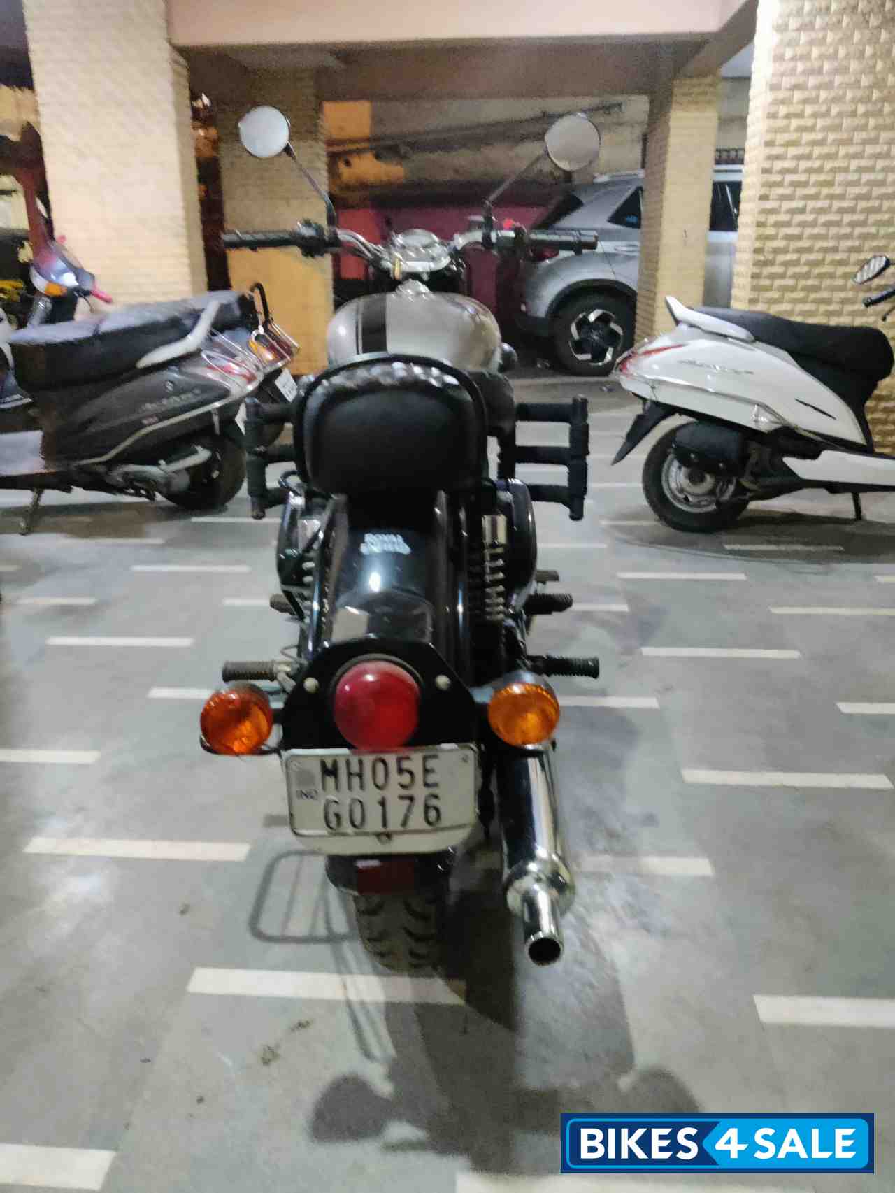 Mercury Silver Royal Enfield Classic 350