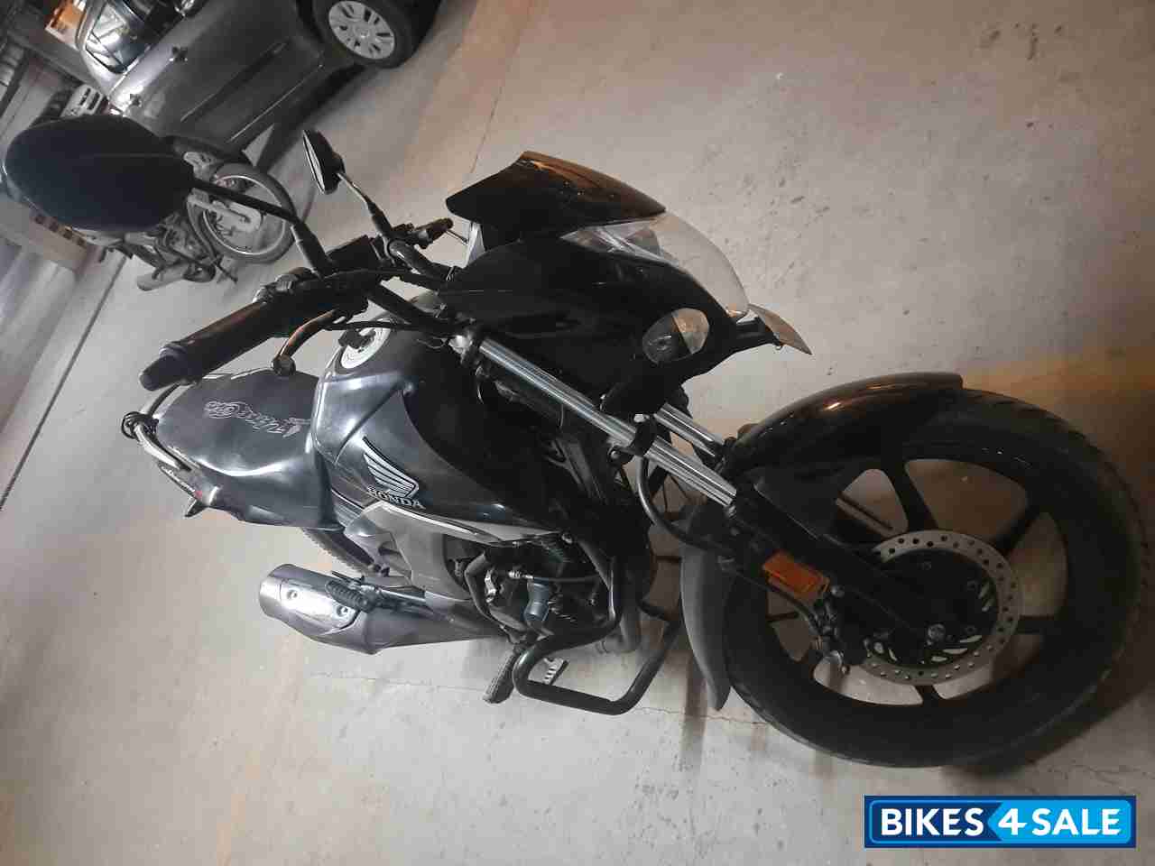 Black Honda CB Unicorn