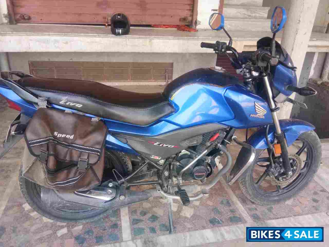 Blue Honda Livo 110