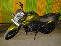 Yellow Honda CB Trigger