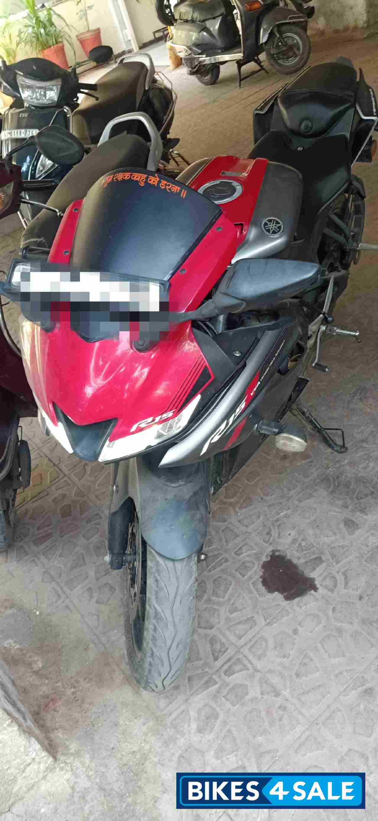 Grey & Red Yamaha YZF R15 V3