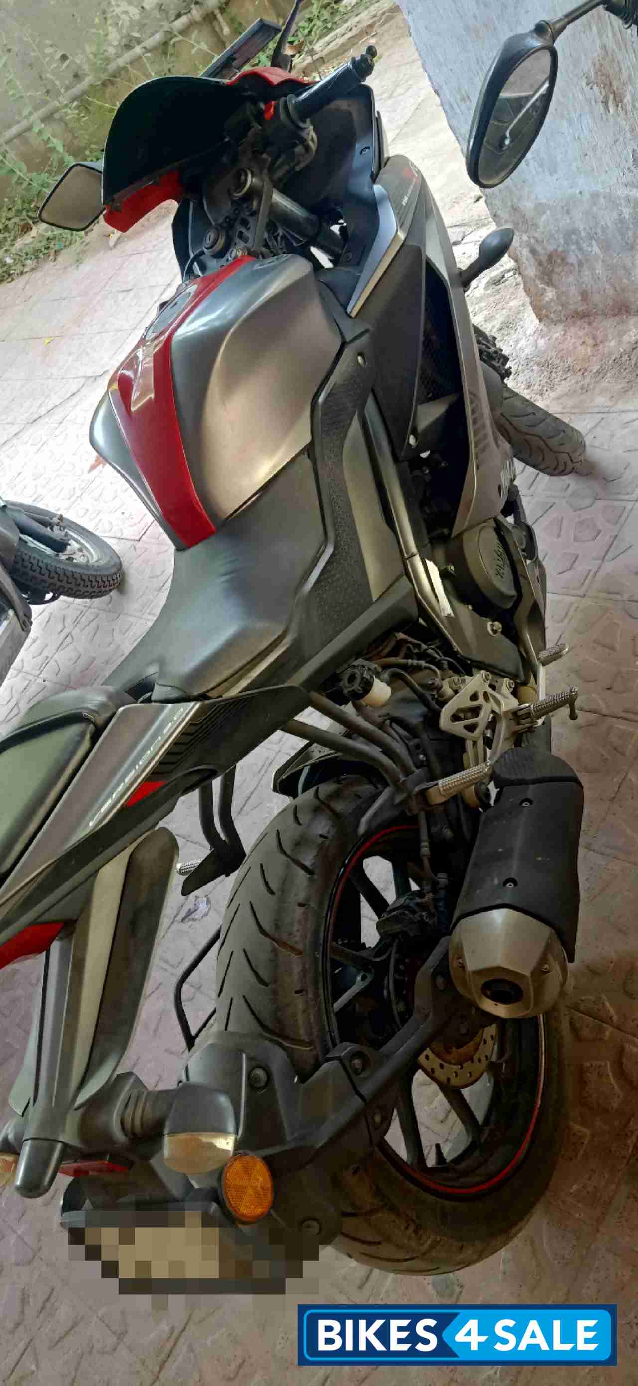 Grey & Red Yamaha YZF R15 V3