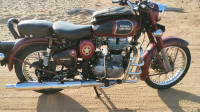Maroon Royal Enfield Classic 350