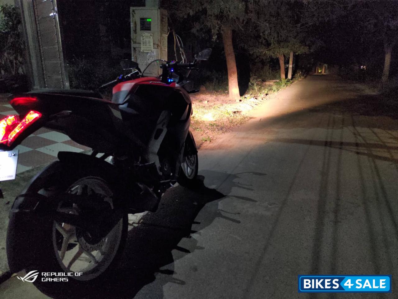 Red, Black & White Bajaj Pulsar RS 200 BS6